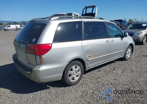 2004 Toyota Sienna Xle из США, поврежденный, VIN 5TDZA22C84S181231